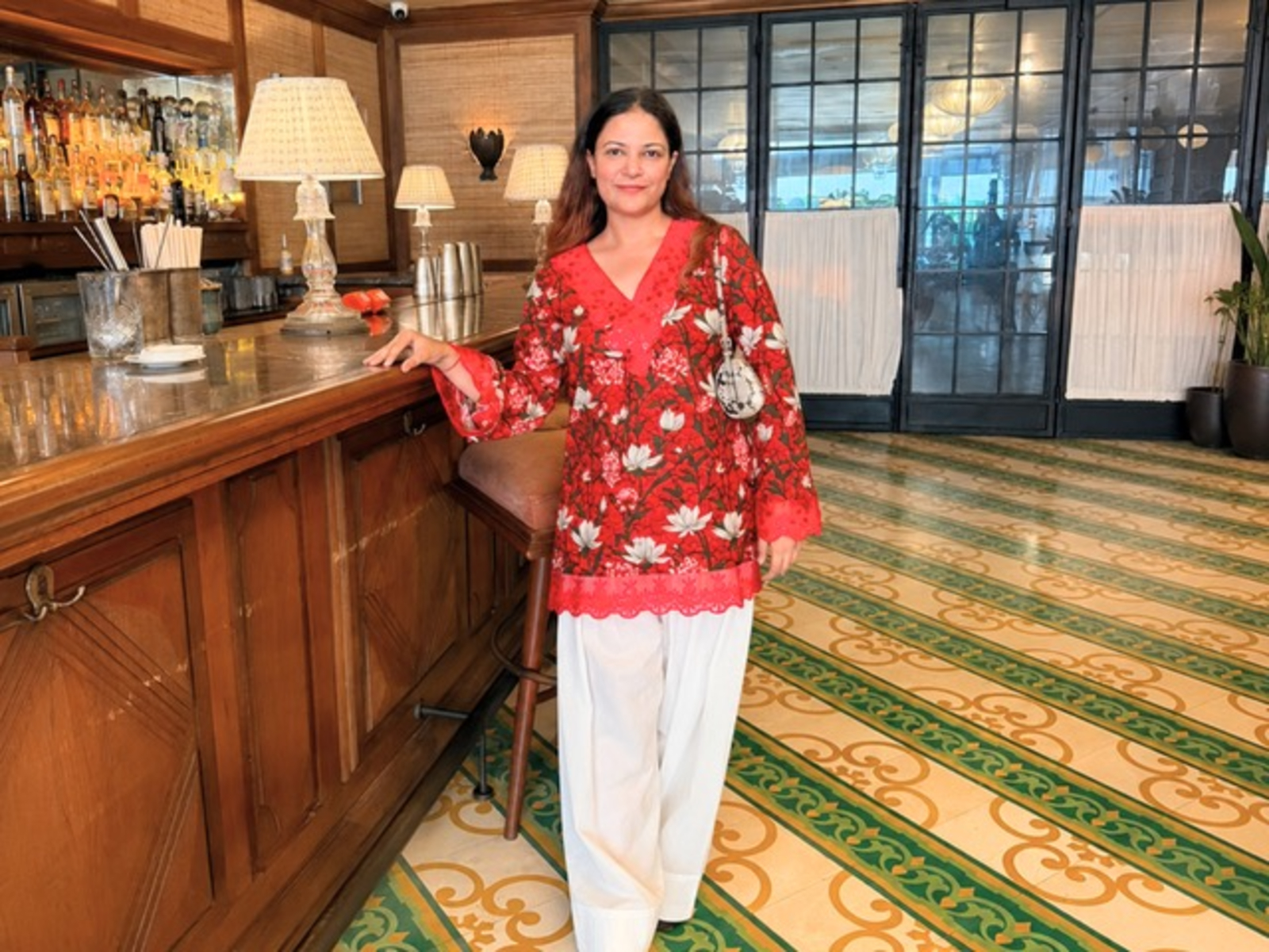 Dimple Katara, Co-founder of Dimple Design Studio, is seen in one of her creations. Dimple Katara, Co-founder of Dimple Design Studio, is seen in one of her creations.