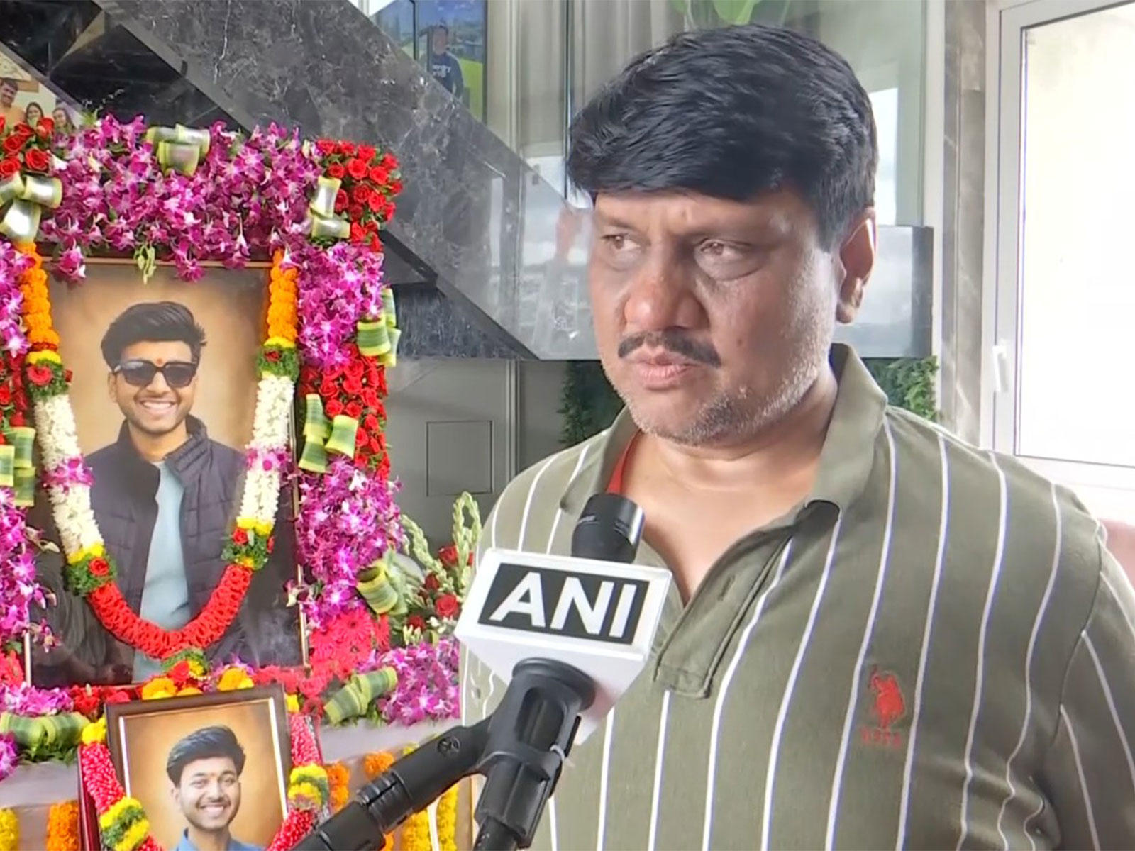 Ketan Vishal Agrawal's father (Photo/ANI) Ketan Vishal Agrawal's father (Photo/ANI)