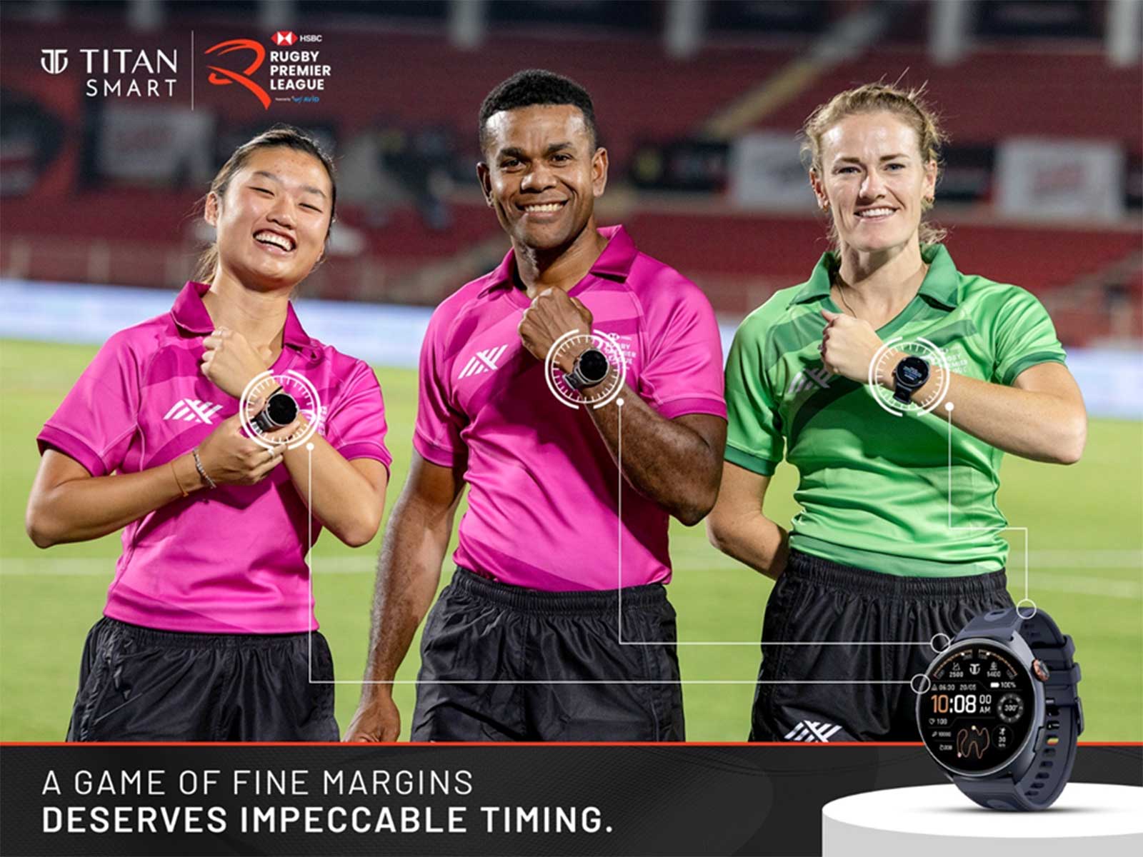 Titan Smart partners with Rugby Premier League as Official Timing Partner Titan Smart partners with Rugby Premier League as Official Timing Partner