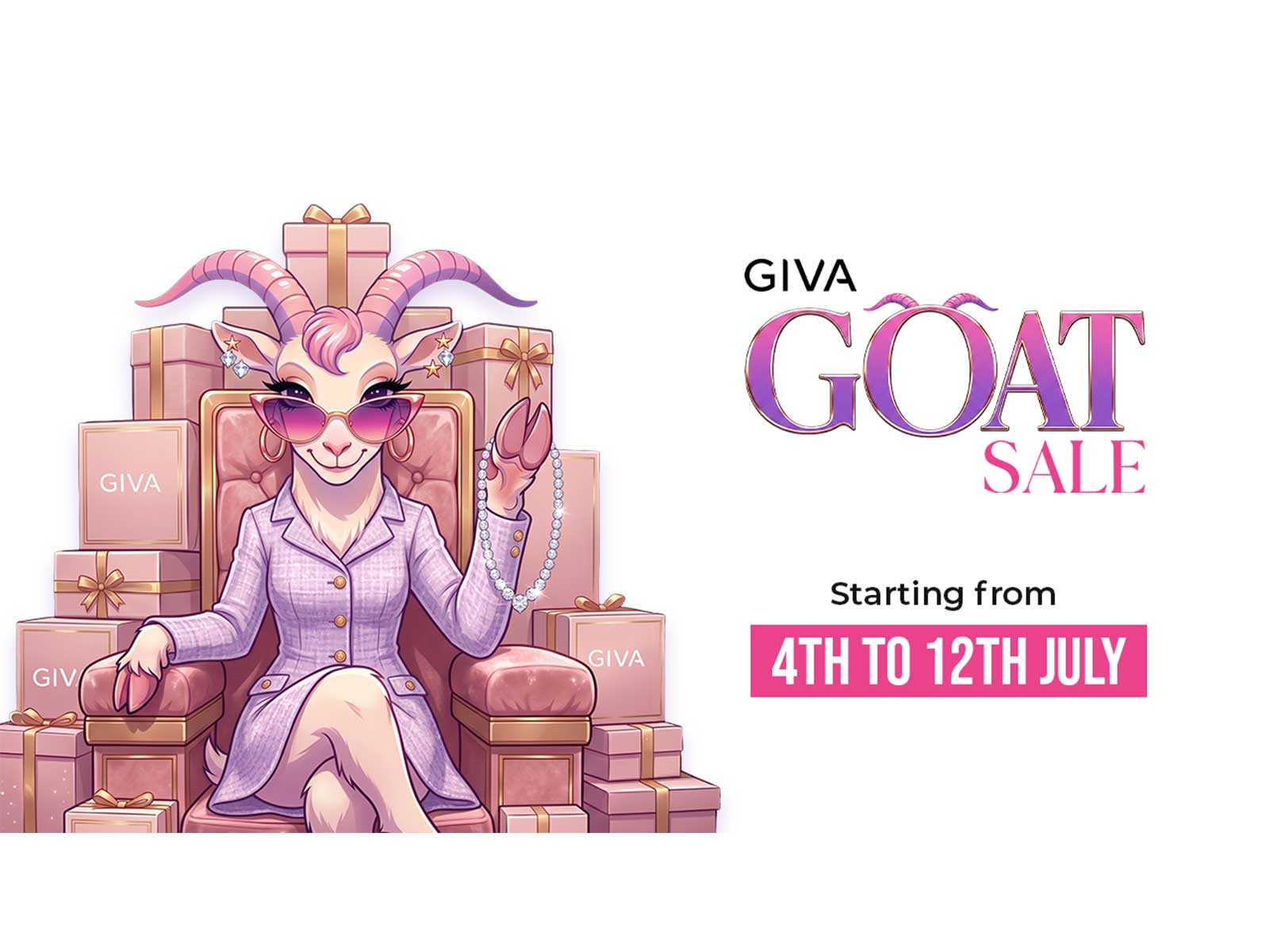 GIVA Kicks Off GIVA GOAT Sale Featuring the Brand's Biggest Online Offers GIVA Kicks Off GIVA GOAT Sale Featuring the Brand's Biggest Online Offers