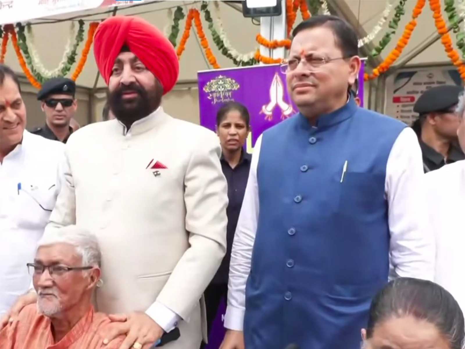 Uttarakhand Governor Lieutenant General Gurmeet Singh and CM Pushkar Singh Dhami (Photo/ANI) Uttarakhand Governor Lieutenant General Gurmeet Singh and CM Pushkar Singh Dhami (Photo/ANI)