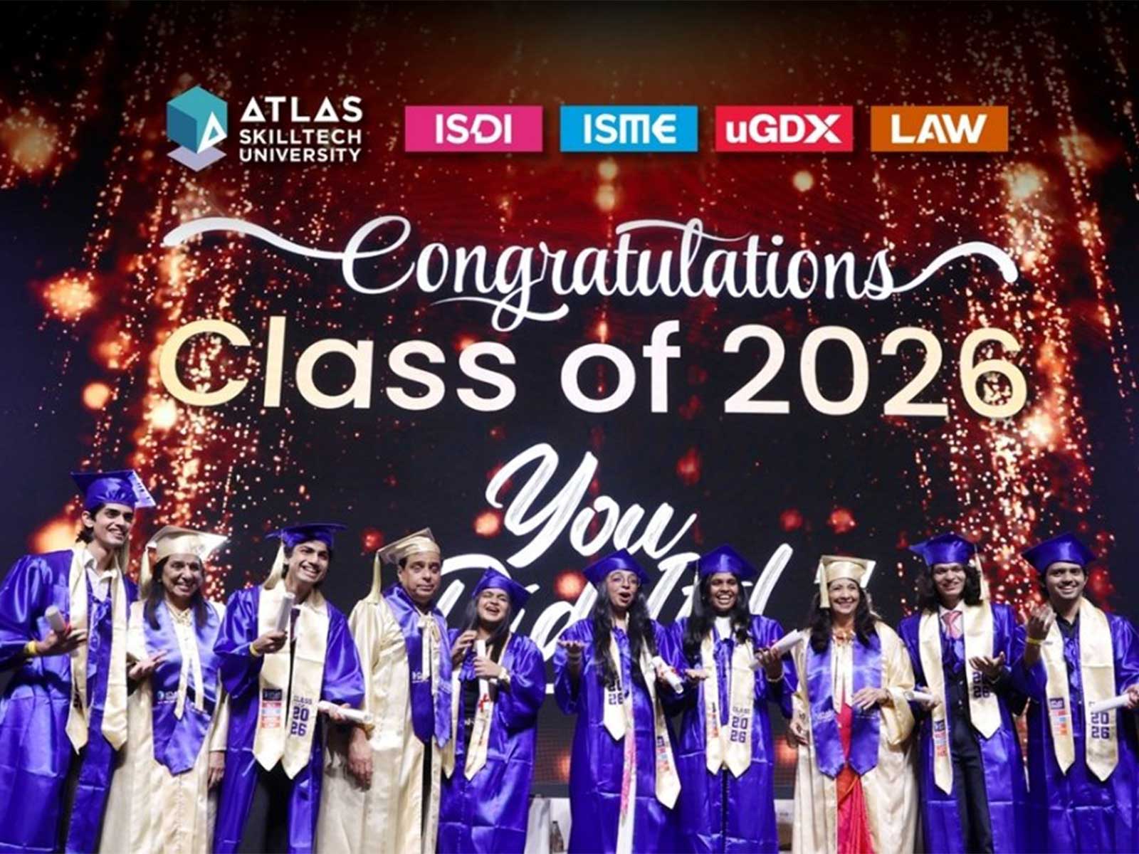 ATLAS SkillTech University Convocation 2026 Celebrates 1,918 Future-Ready Graduates ATLAS SkillTech University Convocation 2026 Celebrates 1,918 Future-Ready Graduates