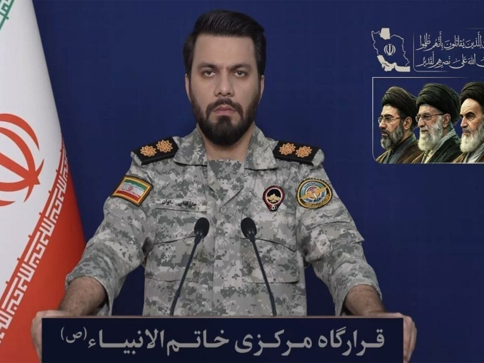 Spokesperson of Iran's Khatam al-Anbiya Central Headquarters Brigadier General Ebrahim Zolfaghari (Photo/Reuters) Spokesperson of Iran's Khatam al-Anbiya Central Headquarters Brigadier General Ebrahim Zolfaghari (Photo/Reuters)