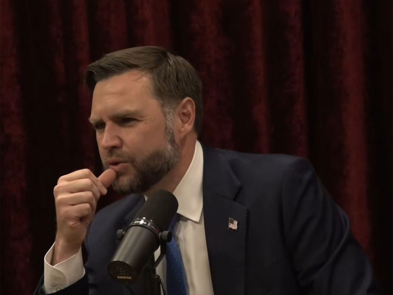 US Vice President JD Vance speaking during an interview with podcaster Joe Rogan (Photo/YouTube/@PowerfulJRE)