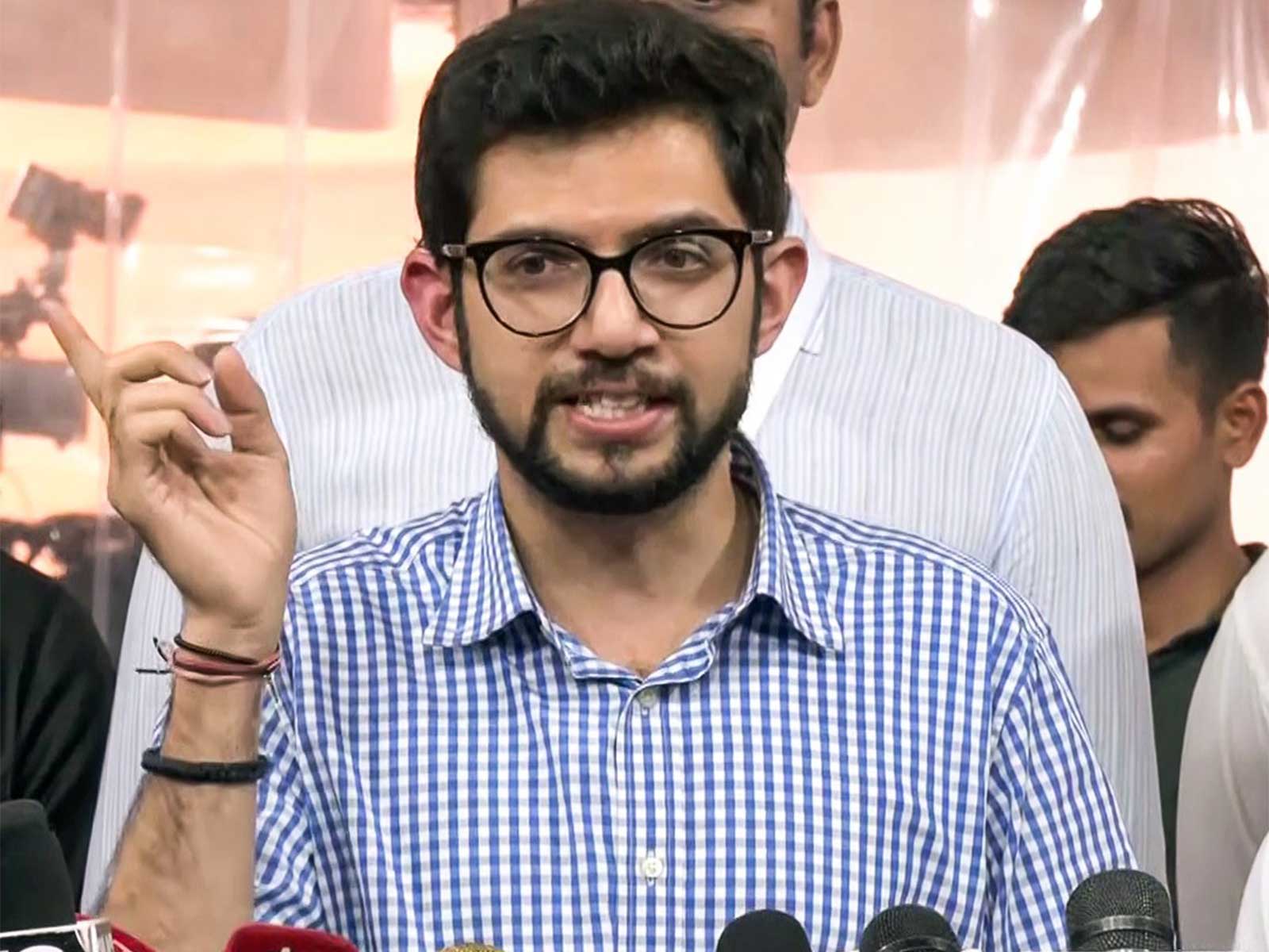 Shiv Sena (UBT) leader Aaditya Thackeray (File Photo/ANI)