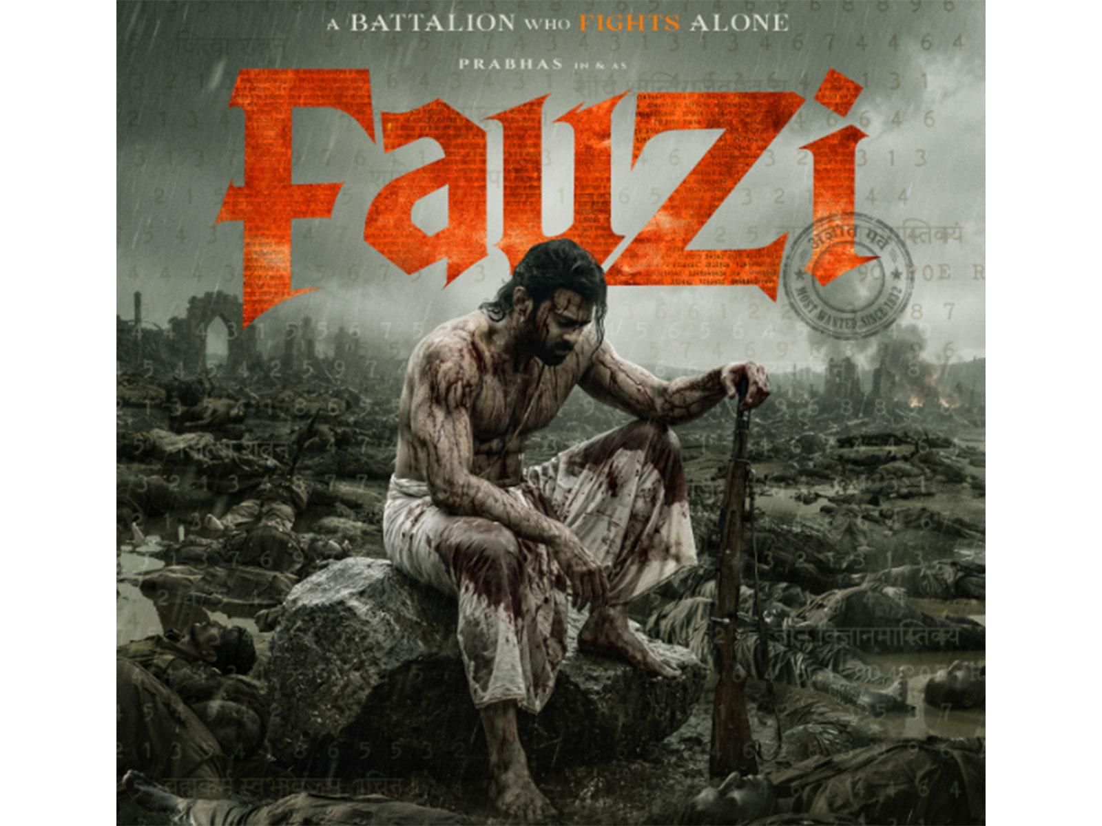 'Fauzi' poster (Photo/Instagram/@actorprabhas) 'Fauzi' poster (Photo/Instagram/@actorprabhas)