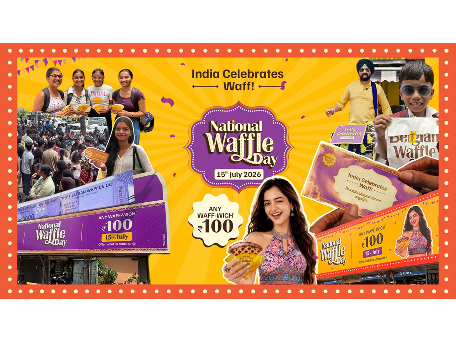 The entire nation celebrated Waff at The Belgian Waffle Co; National Waffle Day 2026 The entire nation celebrated Waff at The Belgian Waffle Co; National Waffle Day 2026
