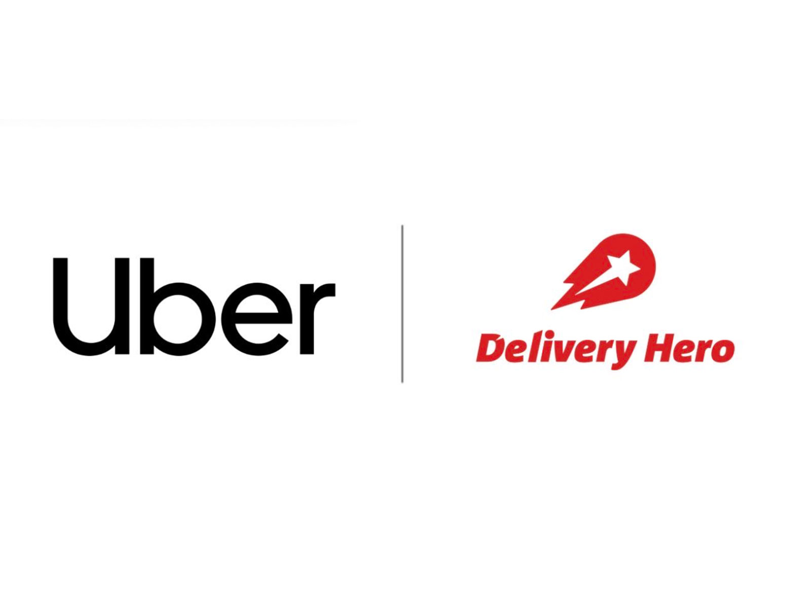 Uber and Deliver Hero logo (Photo/@niklasoestberg) Uber and Deliver Hero logo (Photo/@niklasoestberg)