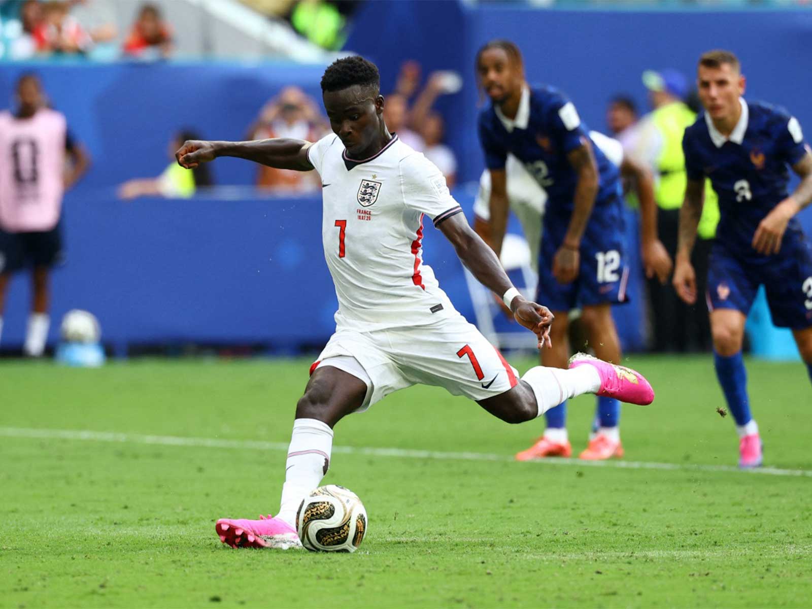 England's Bukayo Saka. (Photo: IMAGN IMAGES via Reuters) England's Bukayo Saka. (Photo: IMAGN IMAGES via Reuters)