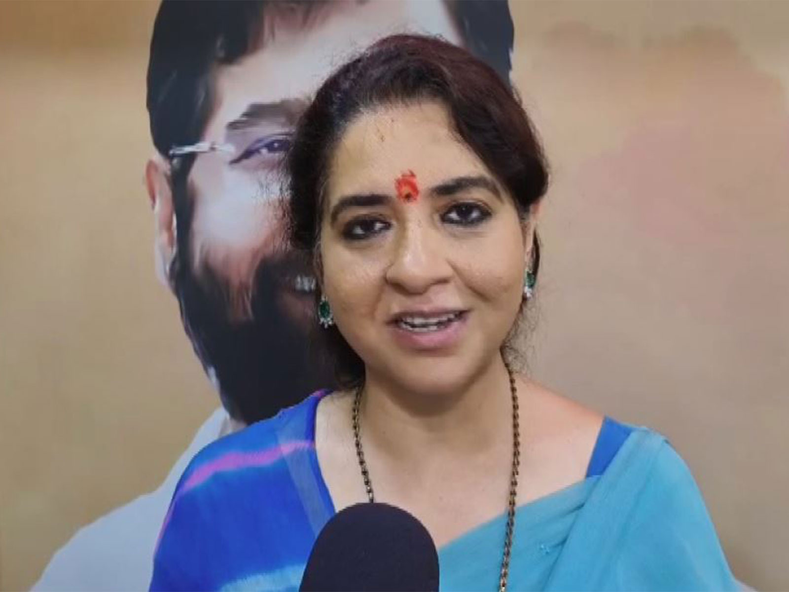 Shiv Sena leader Shaina NC (Photo/ANI)