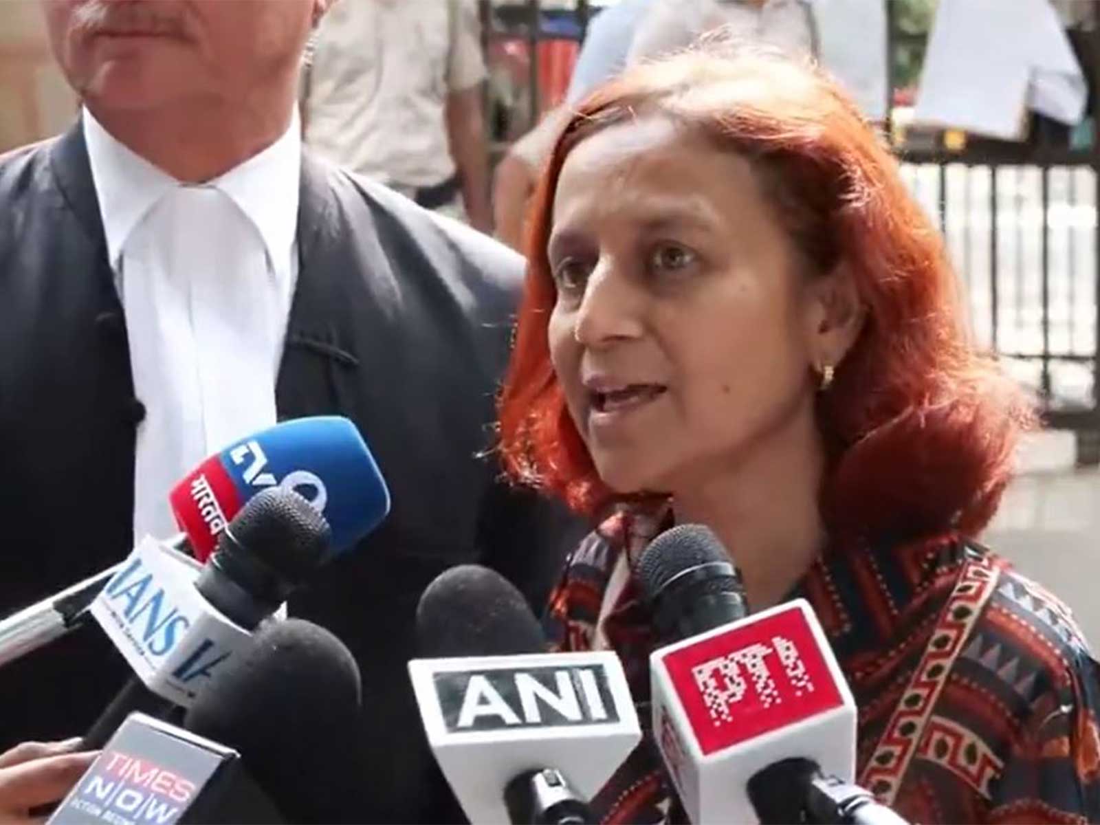 Activist Sonam Wangchuk's wife Gitanjali Angmo (File Photo/ANI) Activist Sonam Wangchuk's wife Gitanjali Angmo (File Photo/ANI)
