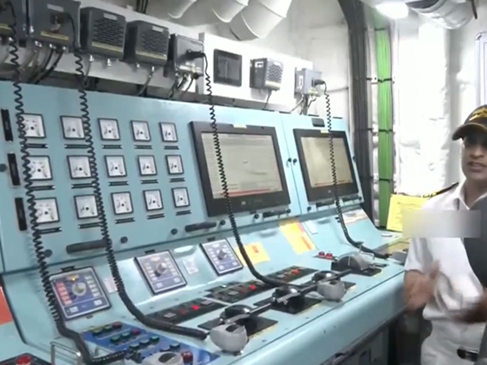 INS Malvan, the second of the indigenously designed and built Mahe-class Anti-Submarine Warfare Shallow Water Craft (ASW-SWC), was commissioned into service (Photo/ANI)