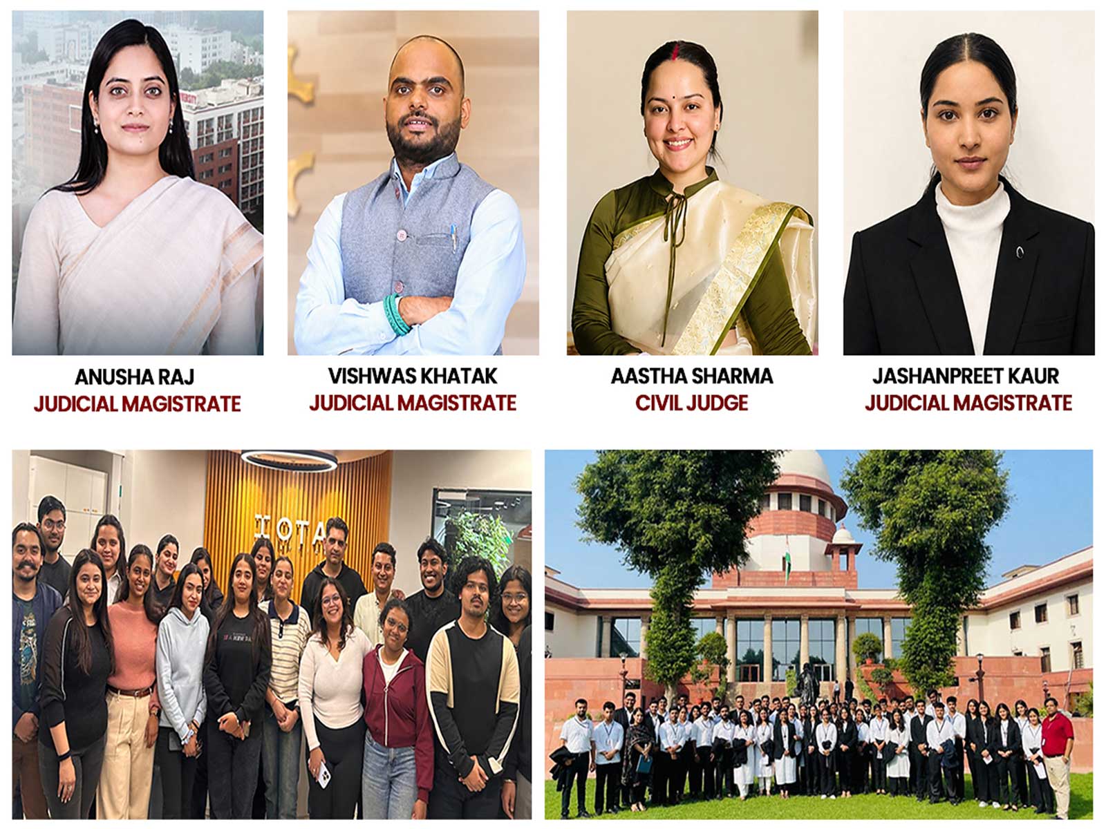 Chandigarh University law students are continuously raising the stature by becoming legal luminaries & securing internships at law firms