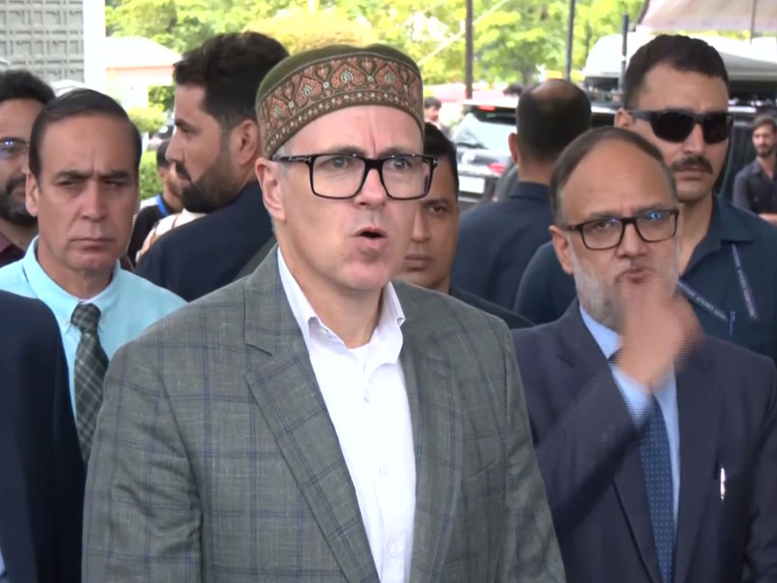 Jammu and Kashmir Chief Minister Omar Abdullah (Photo/ANI)