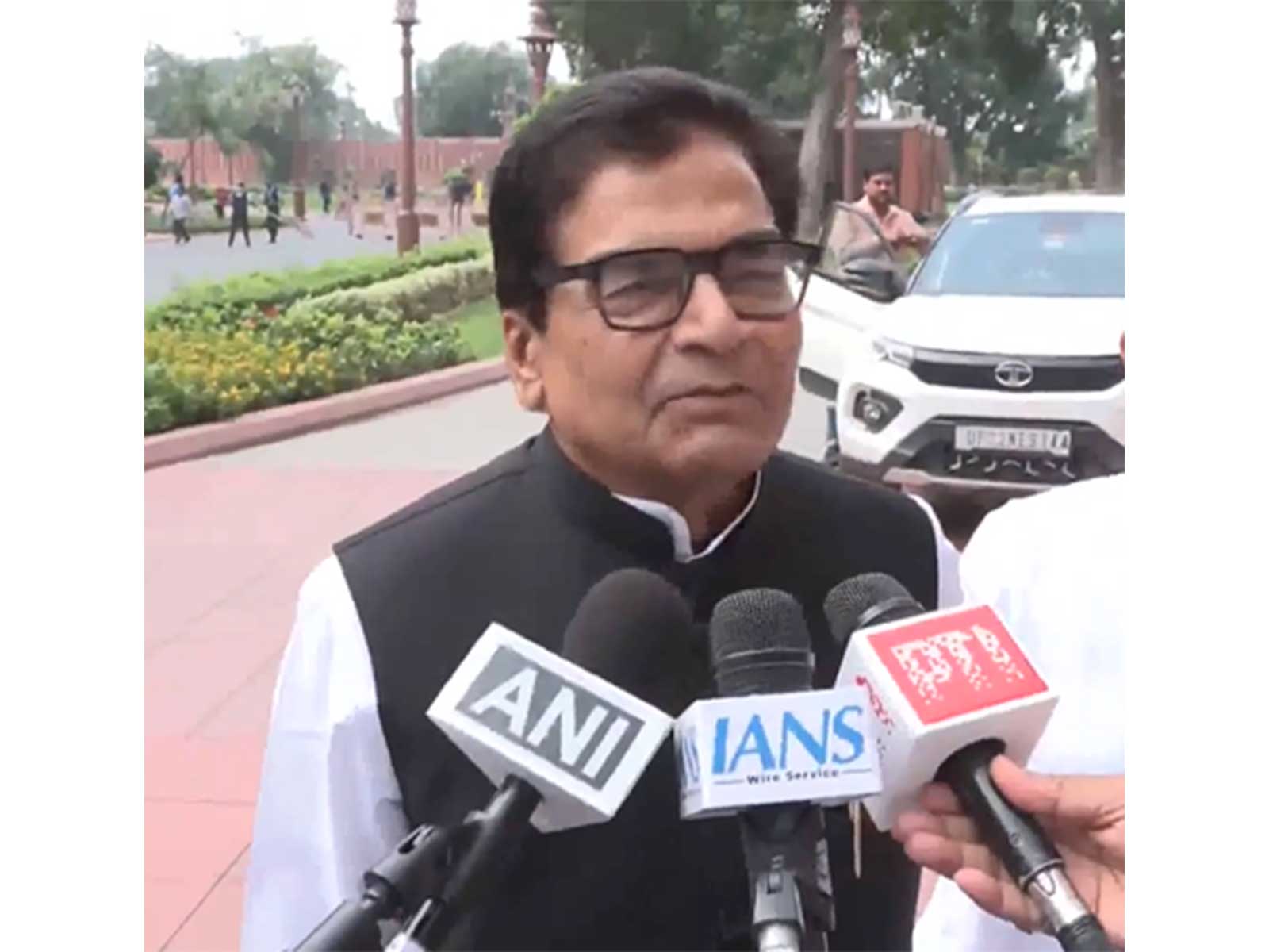 Senior Samajwadi Party (SP) leader and Rajya Sabha MP Ramgopal Yadav  (Photo/ANI)