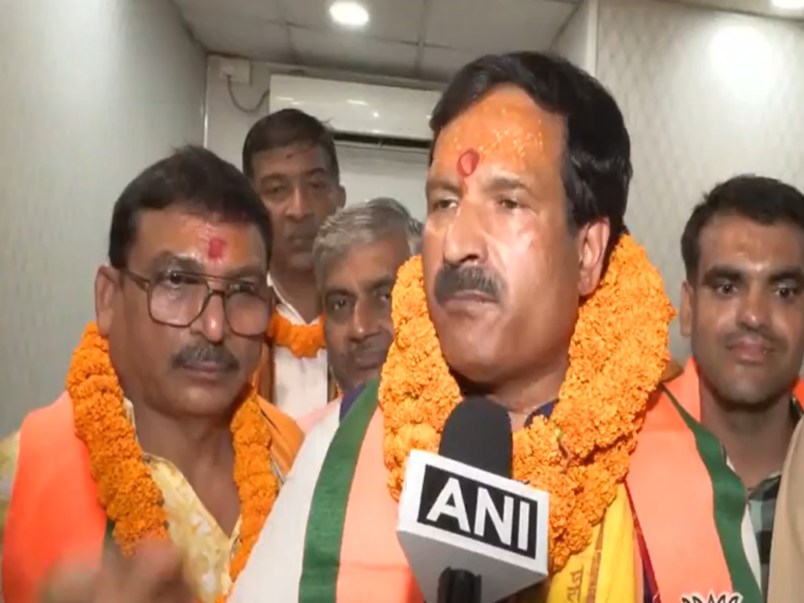 Bihar BJP leader Mrityunjay Tiwari (Photo/ANI)