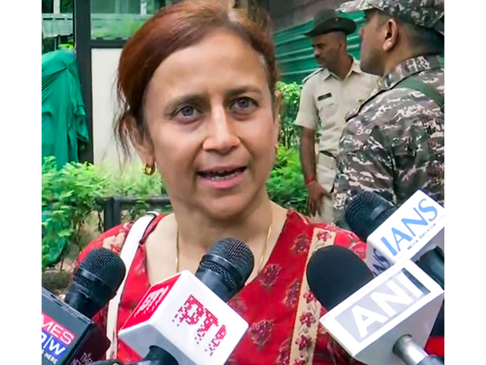 HIAL founder and CEO and wife of Sonam Wangchuk Gitanjali J Angmo (Photo/ANI)