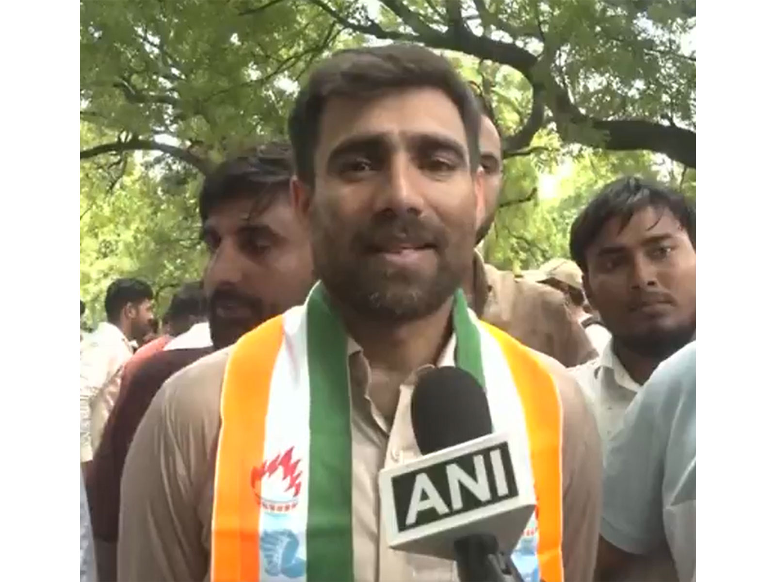 NSUI chief Vinod Jakhar (Photo/ANI)