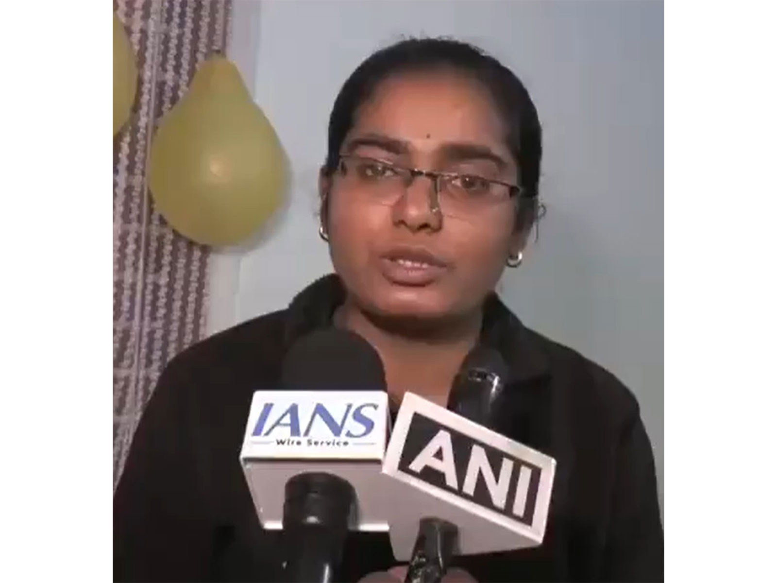 NEET aspirant from Haveri Bindushree Pawar (Photo/ANI)