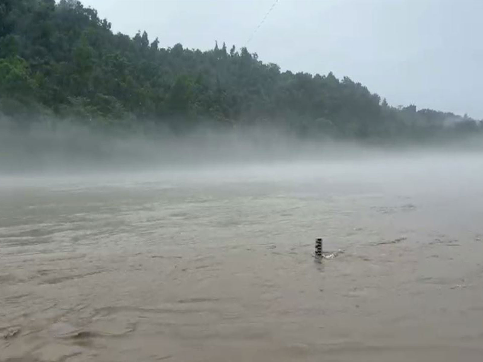 Rising water level of Ganga River (Photo/ANI) Rising water level of Ganga River (Photo/ANI)