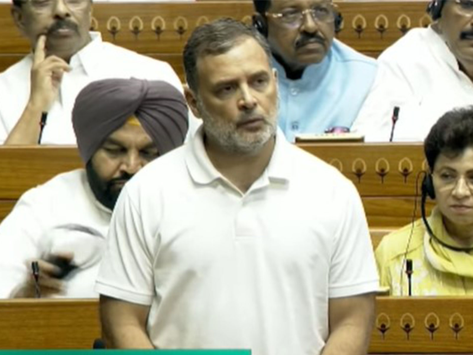 Lok Sabha Leader of Opposition Rahul Gandhi (Photo/Sansad TV)