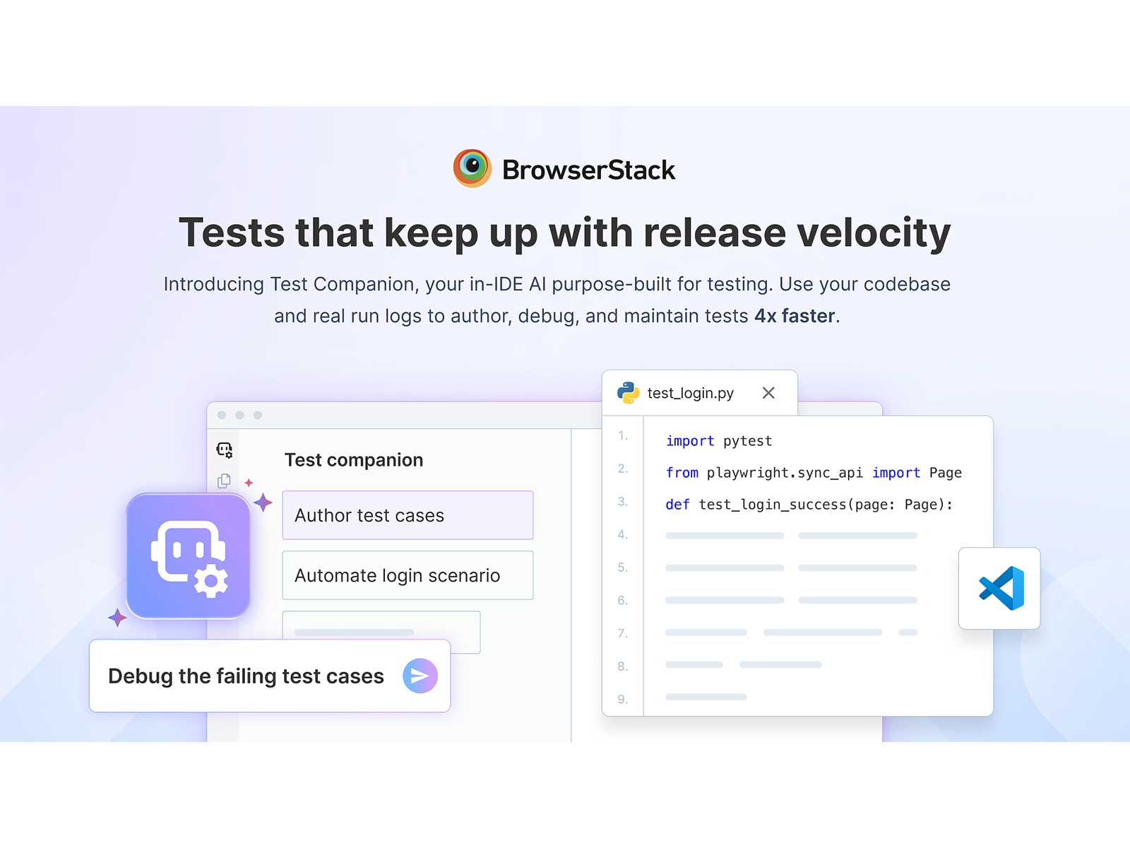 AI-powered Testing, right inside your IDE.