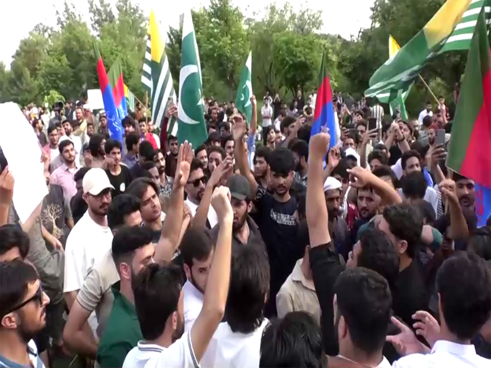 Islamabad students hold protest, raise concerns over PoJK unrest
