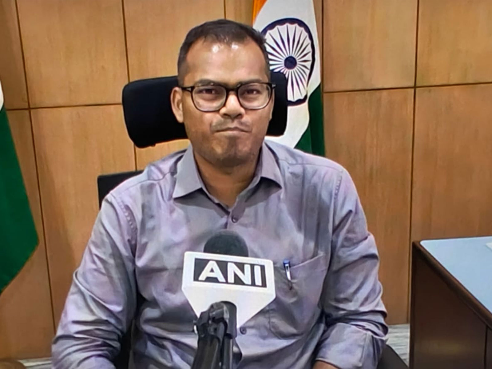Mayurbhanj DM Hemakanta Say (Photo/ANI)