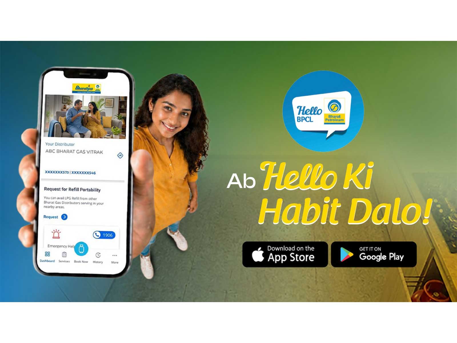 Book LPG cylinder, authenticate MAK Lubricant products, and win reward points in fuel stations! Do more with HelloBPCL App by BPCL (Bharat Petroleum). Book LPG cylinder, authenticate MAK Lubricant products, and win reward points in fuel stations! Do more with HelloBPCL App by BPCL (Bharat Petroleum).