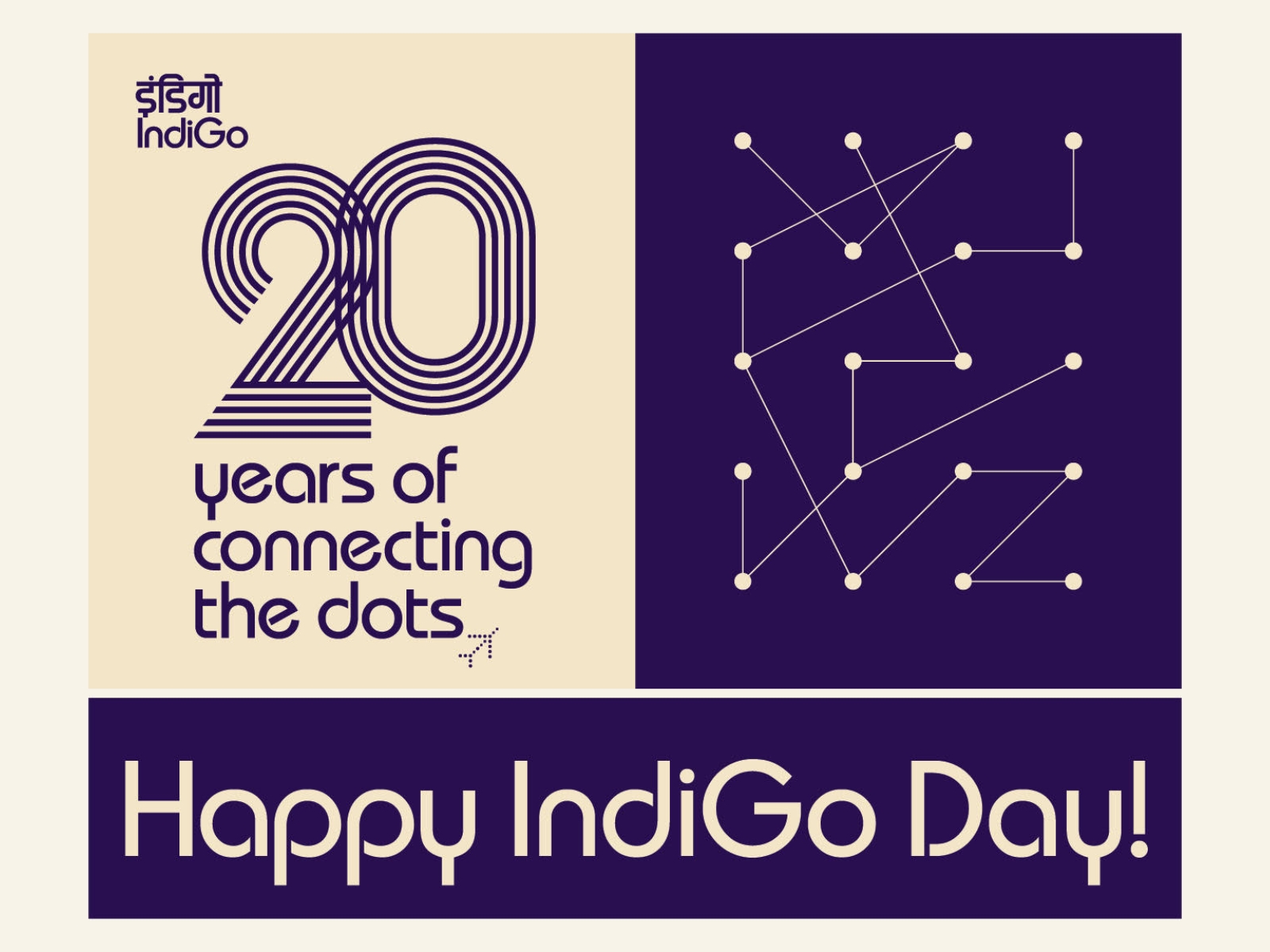 IndiGo Celebrates 20 Years of Giving Wings to the Nation IndiGo Celebrates 20 Years of Giving Wings to the Nation