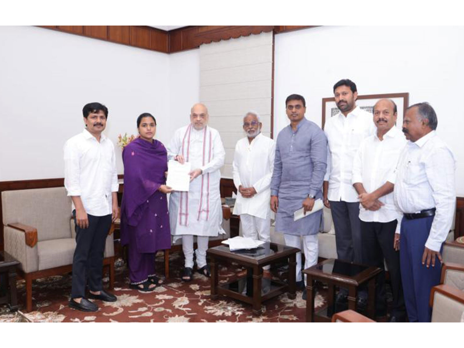Delegation of YSR Congress Party Members of Parliament met Union Home Minister Amit Shah (Photo/ysrcongress)