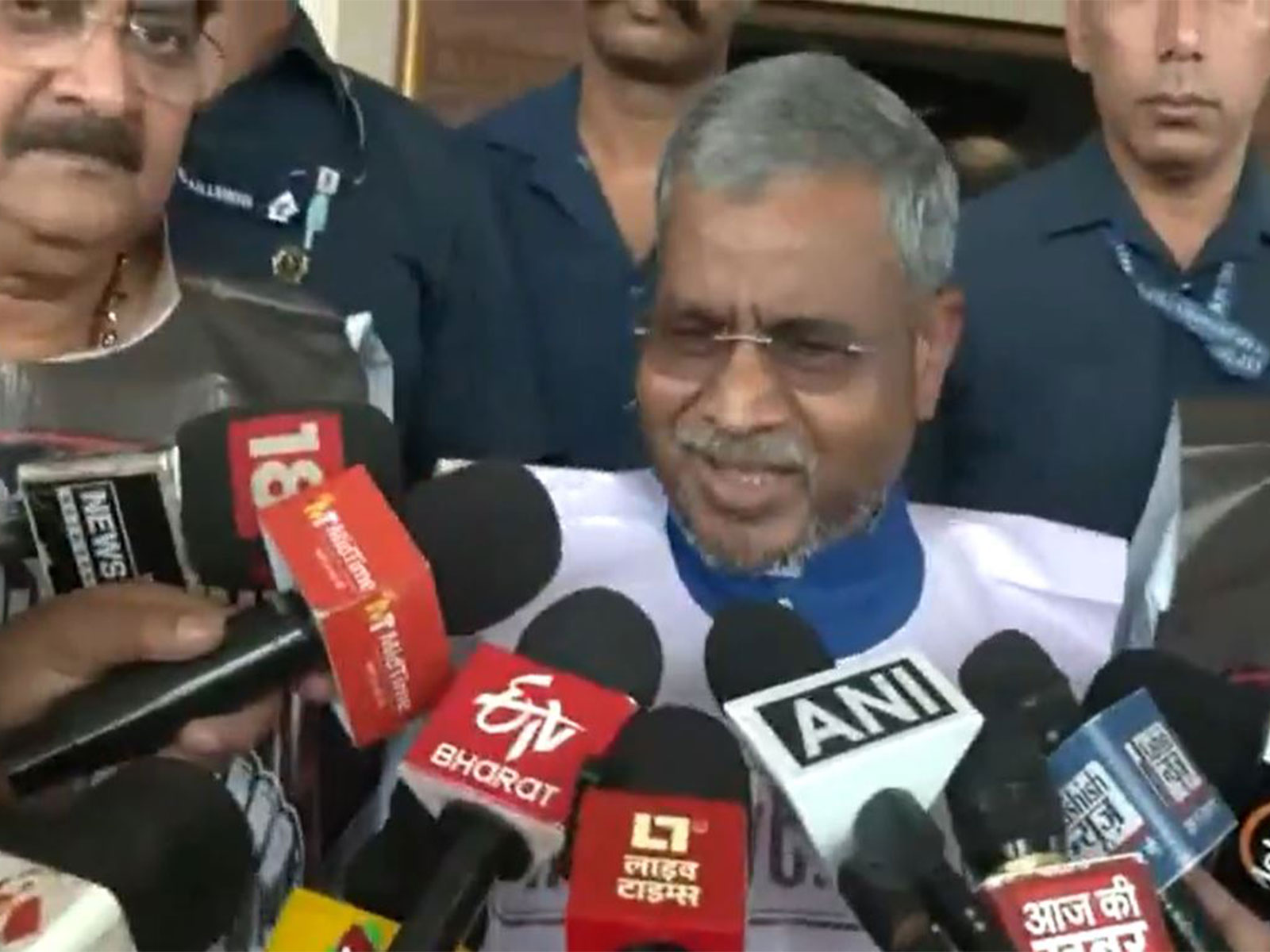 Leader of Opposition in Jharkhand Assembly Babulal Marandi (Photo/ANI)