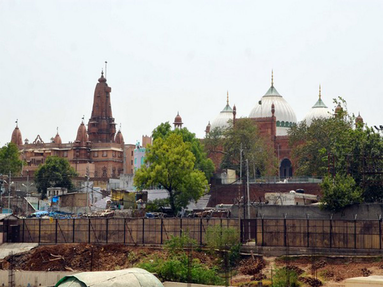 Shri Krishna Janmabhoomi, Shahi Idgah Masjid in Mathura (File Photo/ANI) Shri Krishna Janmabhoomi, Shahi Idgah Masjid in Mathura (File Photo/ANI)