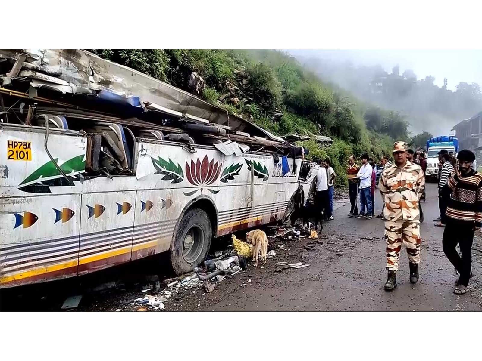 Visuals of accident site (Photo/ANI) Visuals of accident site (Photo/ANI)