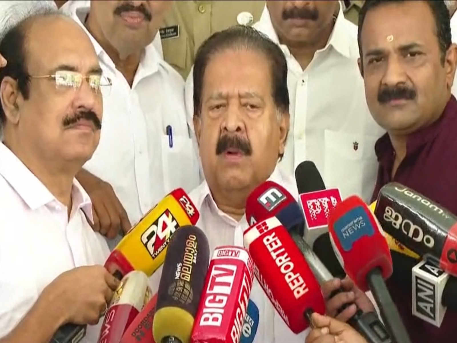 Keralam Home Minister Ramesh Chennithala (Photo/ANI)