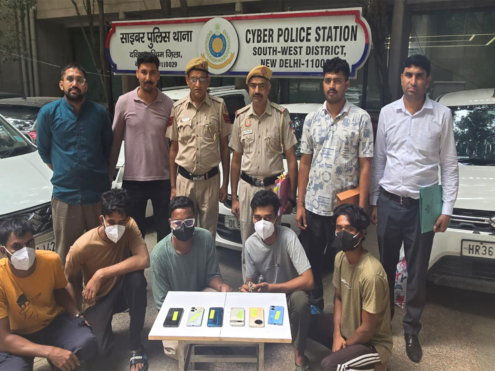 Delhi Police arrests nine accused in connection with an alleged pan-India cyber investment fraud network (Photo\ANI) Delhi Police arrests nine accused in connection with an alleged pan-India cyber investment fraud network (Photo\ANI)