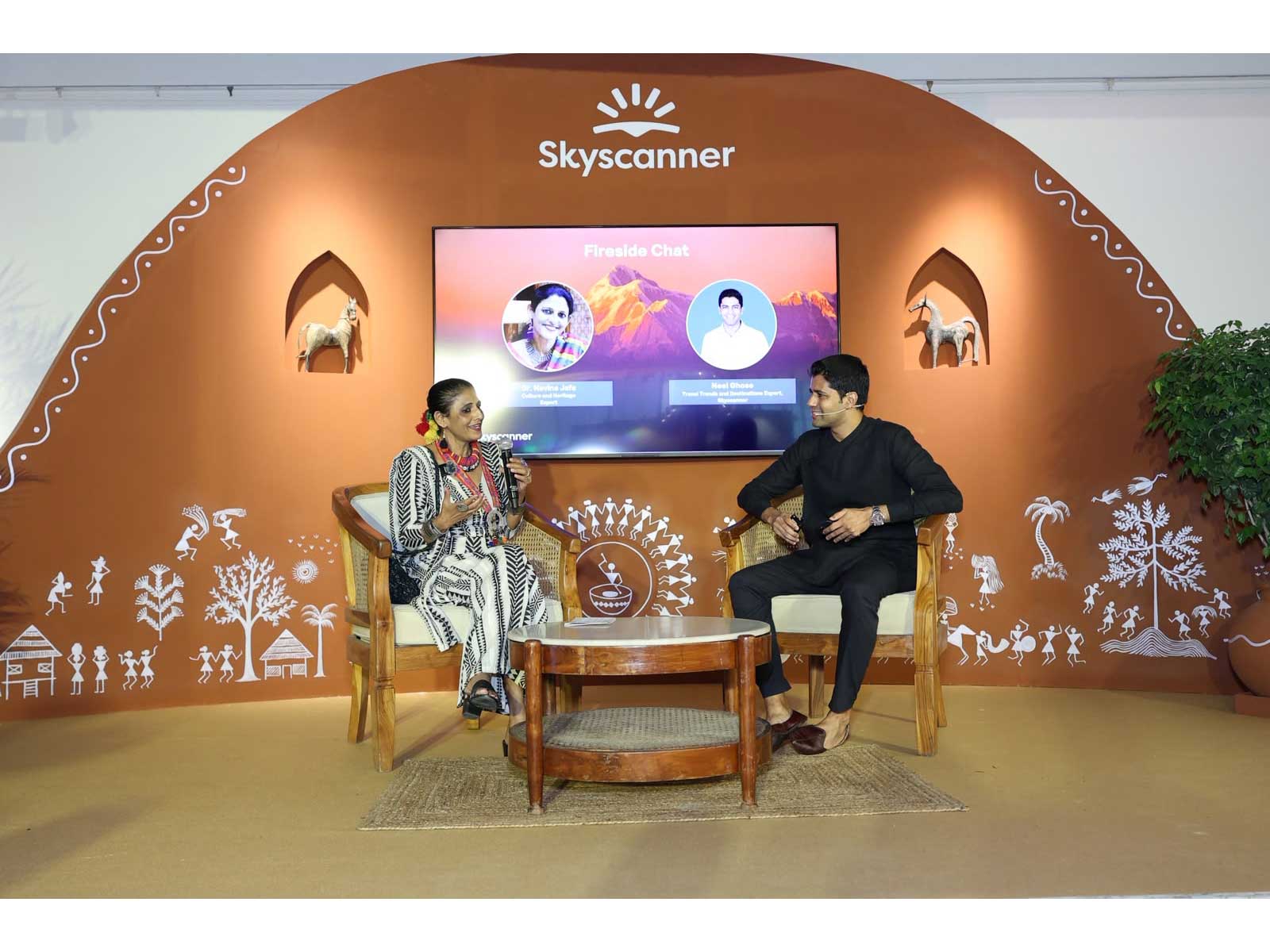Navina Jafa, expert in heritage tourism and Neel Ghose, Travel Trends and Destinations Expert, Skyscanner India Navina Jafa, expert in heritage tourism and Neel Ghose, Travel Trends and Destinations Expert, Skyscanner India