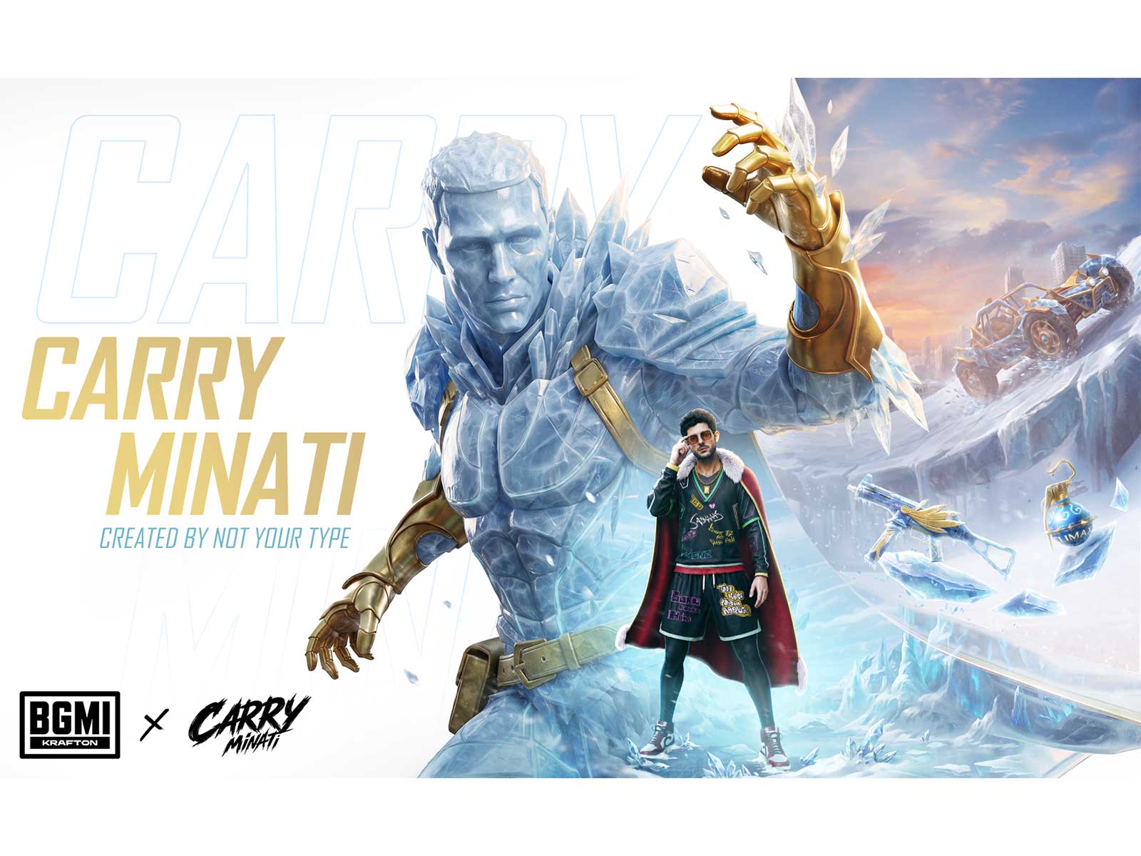A Historic First for Indian Gaming: CarryMinati Enters BGMI as a Fully Playable Character, with an Entire In-Game Collection Designed by NotYourType A Historic First for Indian Gaming: CarryMinati Enters BGMI as a Fully Playable Character, with an Entire In-Game Collection Designed by NotYourType