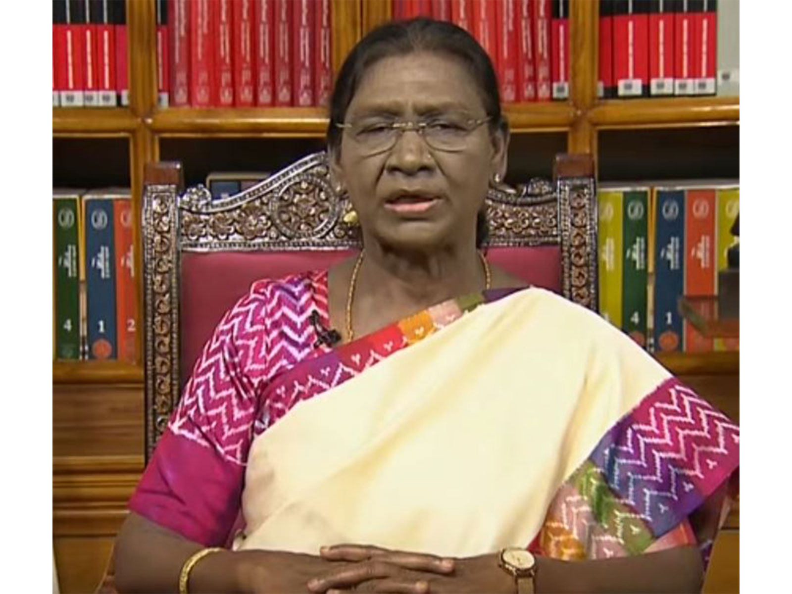 In a first, 'Vande Mataram' played before, after President Murmu's I-Day eve speech; Public Exam reforms, Op Sindoor, Viksit Bharat focus of address