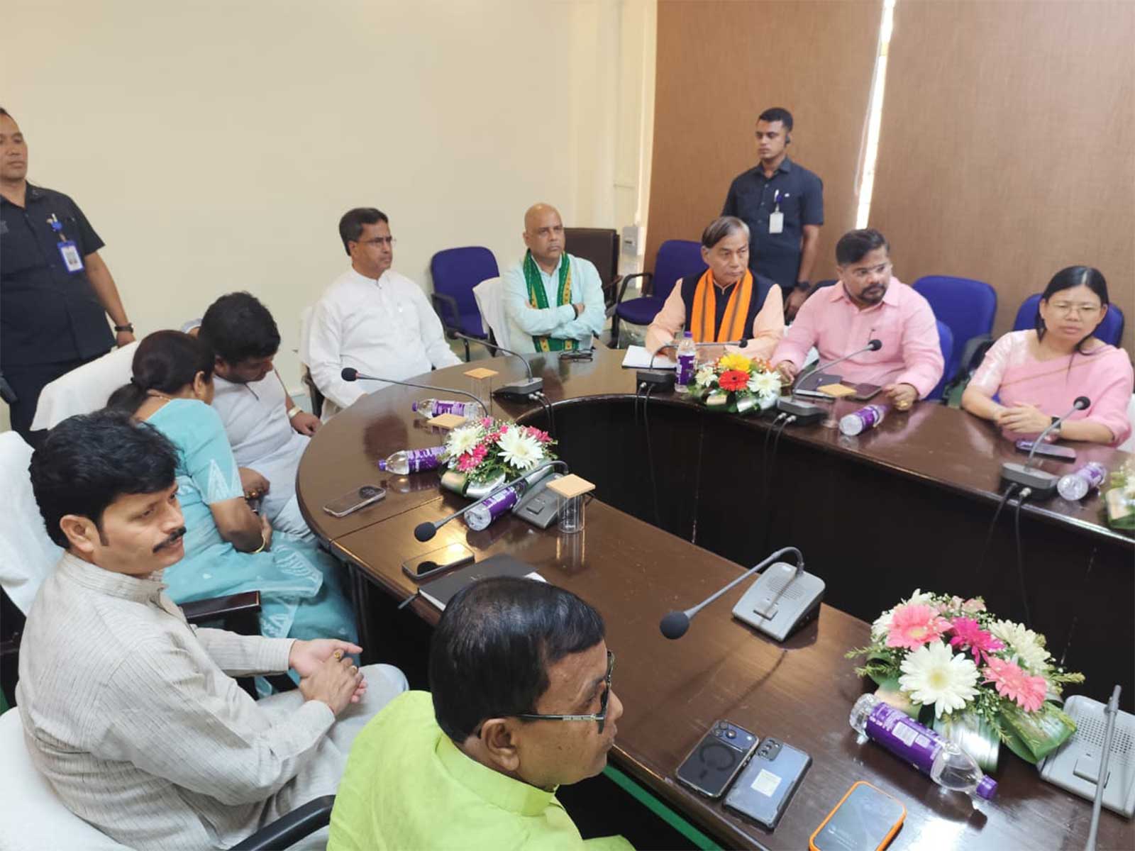 Tripura CM Manik Saha holds high-level organisational meeting (Photo/Tripura CMO) Tripura CM Manik Saha holds high-level organisational meeting (Photo/Tripura CMO)