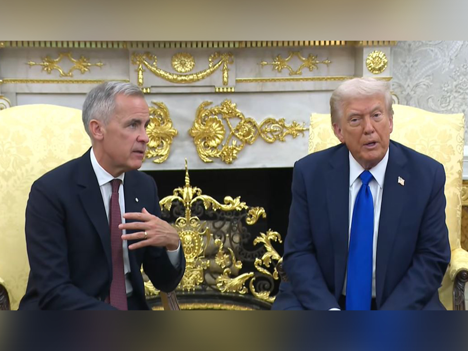 Canadian Prime Minister Mark Carney and US President Donald Trump (File Photo/White House YouTube) Canadian Prime Minister Mark Carney and US President Donald Trump (File Photo/White House YouTube)