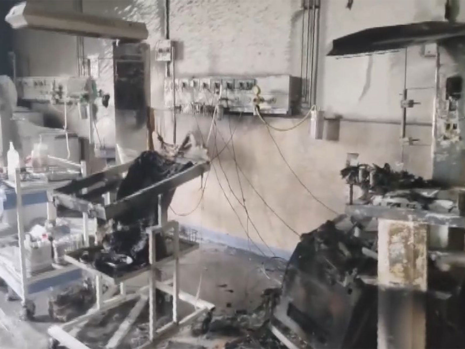 Fire broke out in the NICU of the District Women’s Hospital (Photo/ANI) Fire broke out in the NICU of the District Women’s Hospital (Photo/ANI)