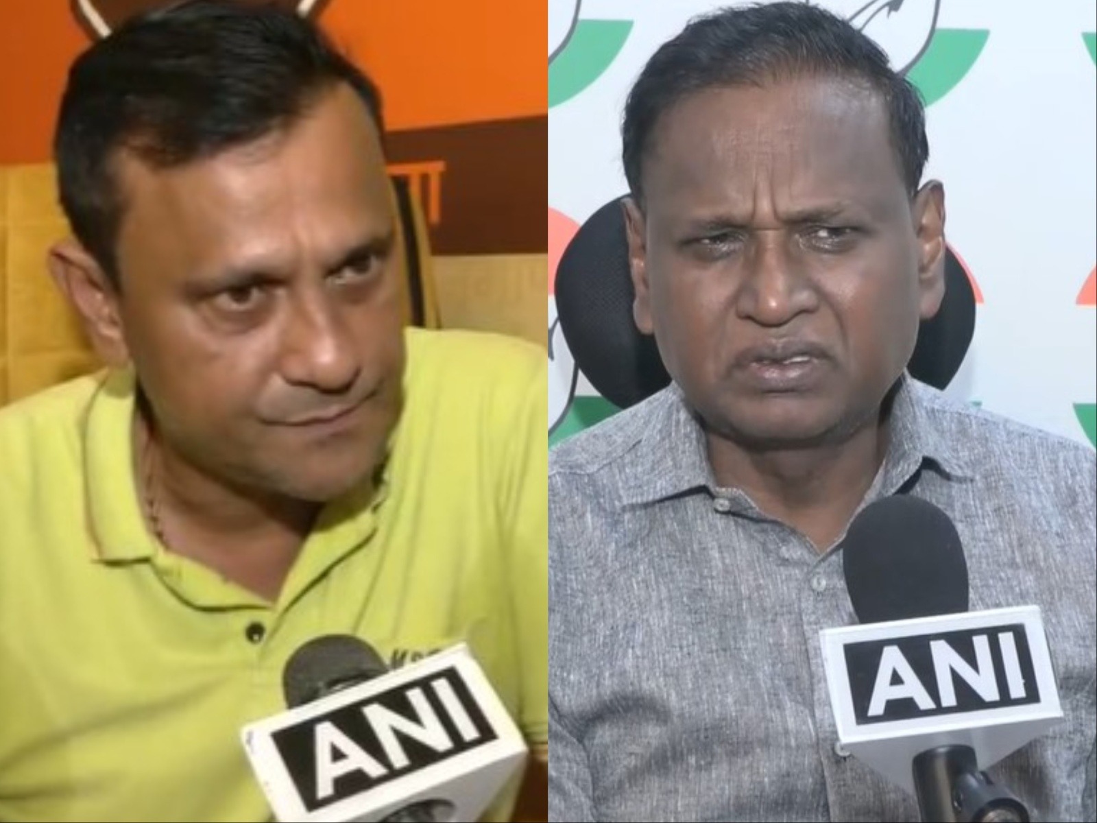 MNS leader Sandeep Deshpande (L) and Congress leader Udit Raj (R) (Photo/ANI) MNS leader Sandeep Deshpande (L) and Congress leader Udit Raj (R) (Photo/ANI)