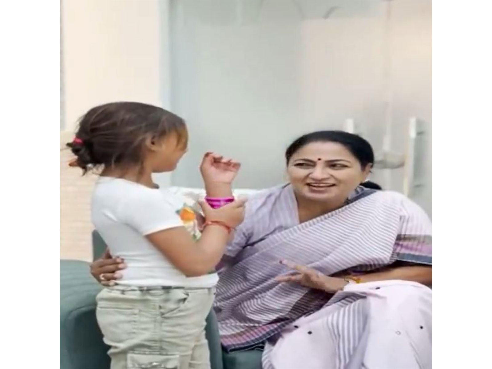 Delhi CM Rekha Gupta hosts Raksha Bandhan celebrations for children