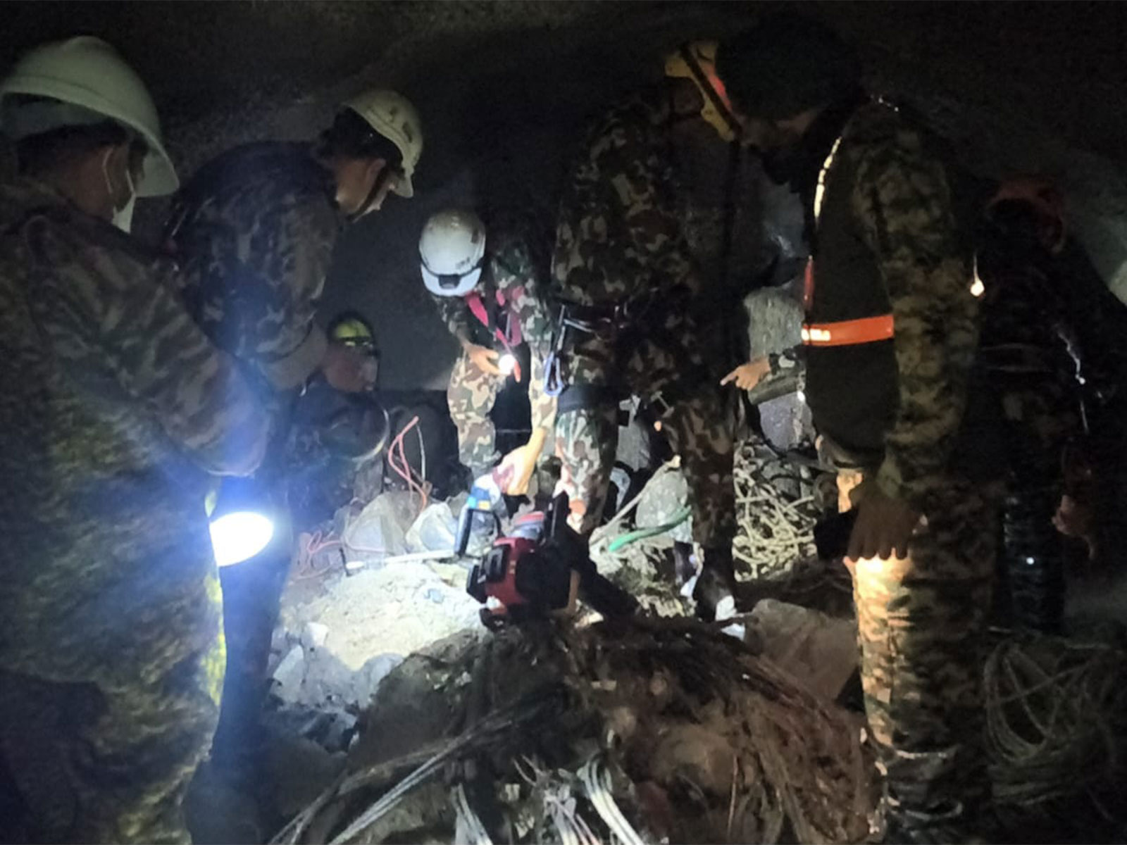 Nepal flash floods: Indian specialised team joins tunnel search and rescue operations