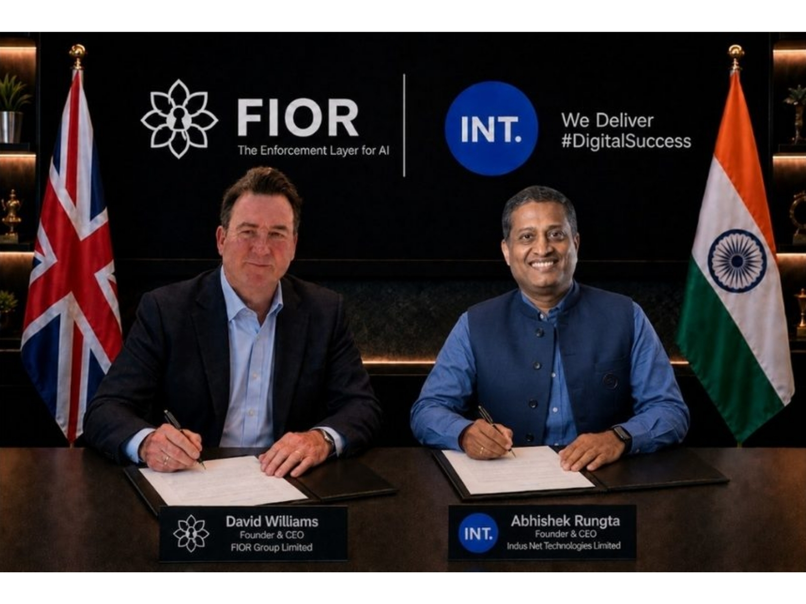 Strategic partnership agreement combines FIOR’s AI security and governance technology with INT.’s enterprise technology capabilities and customer relationships in India and international markets