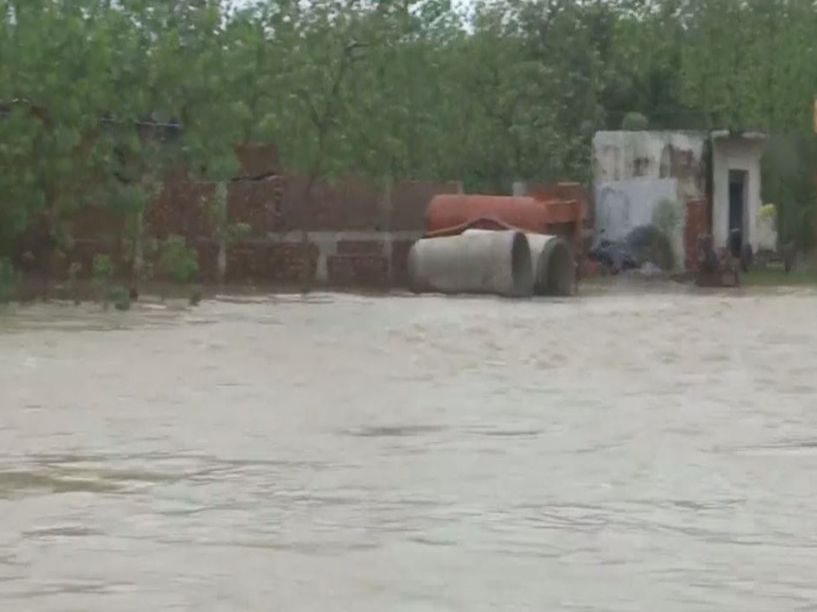 "Even getting daily bread is a struggle": Moradabad residents forced onto boats as floodwaters submerge low-lying pockets