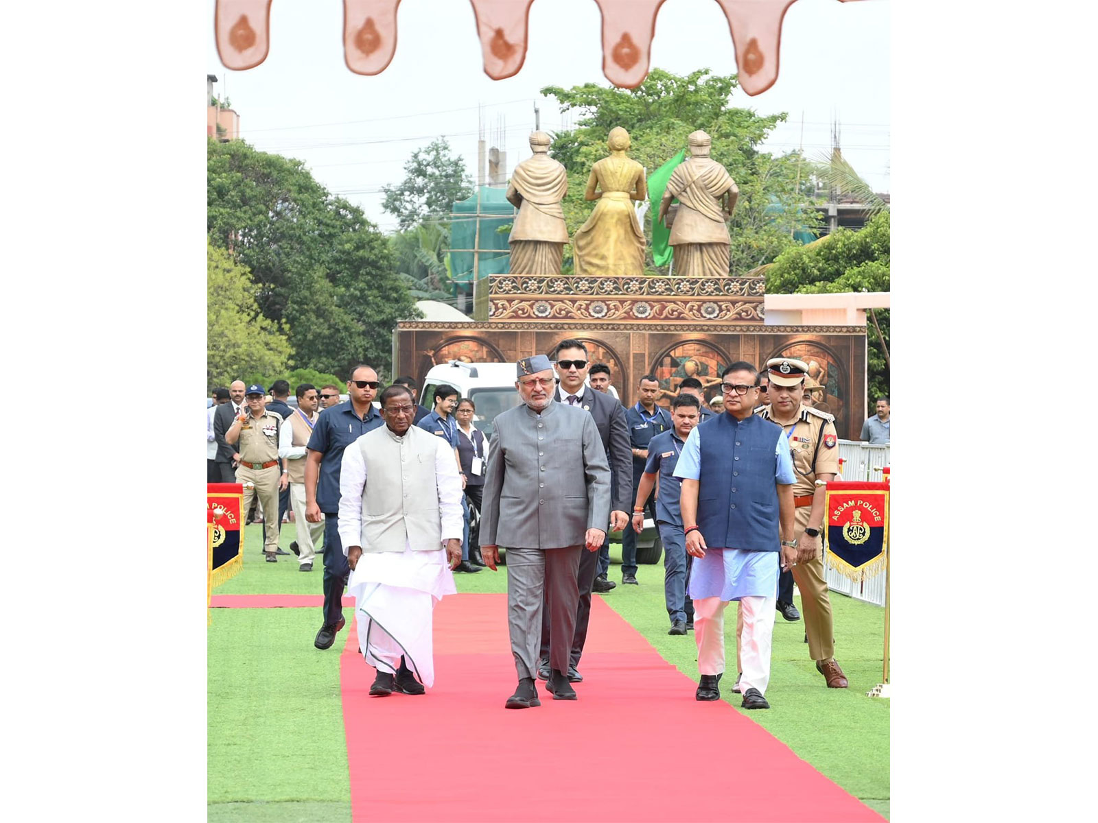 Assam CM attends Golden Jubilee celebrations of Geetanagar College with Vice-President, Governor