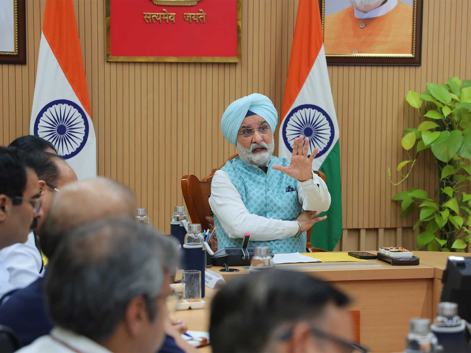 Delhi LG chairs review meeting with CM, emphasizes strict enforcement against unsafe buildings