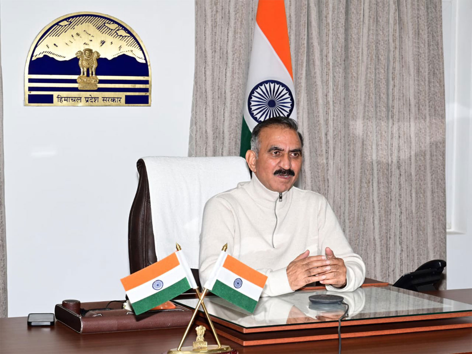 Himachal CM Sukhu meets Civil Aviation Minister Naidu; takes up expansion of Kangra airport
